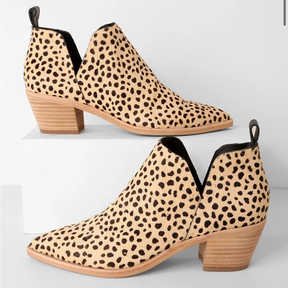 Dolce Vita Sonni Bootie — Leopard Calf Hair